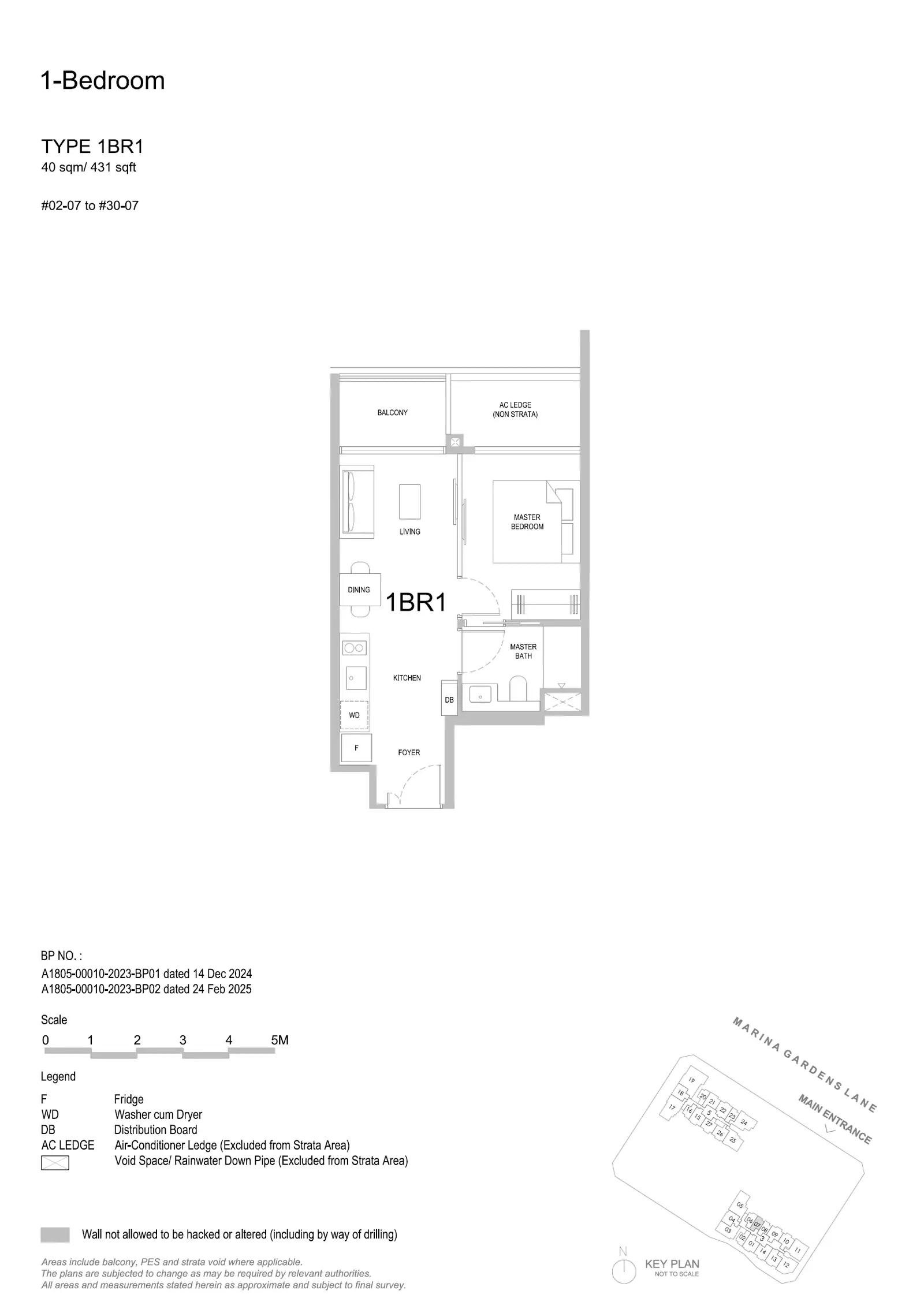 1 Bedroom Floor Plan