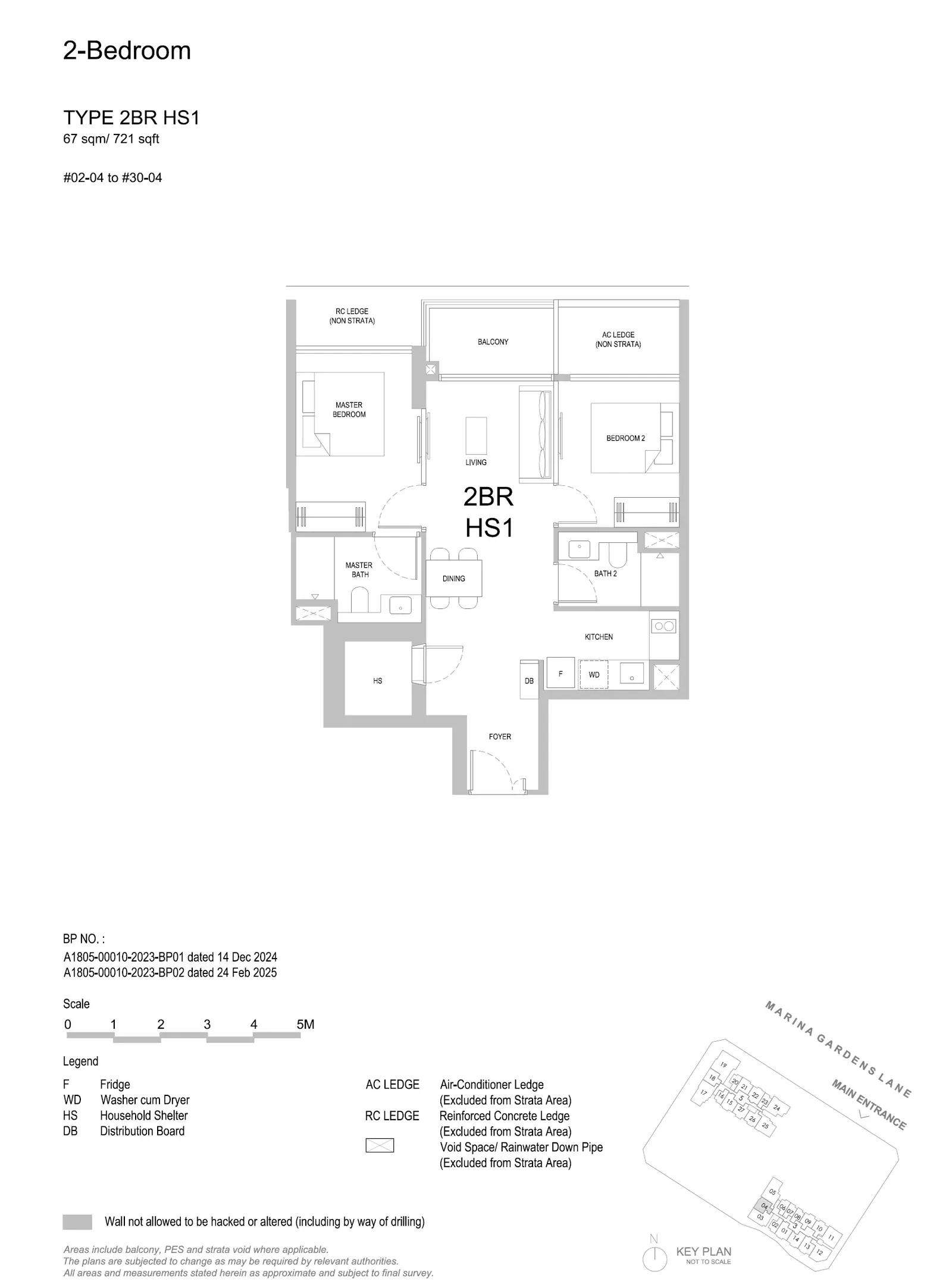 2 Bedroom Floor Plan