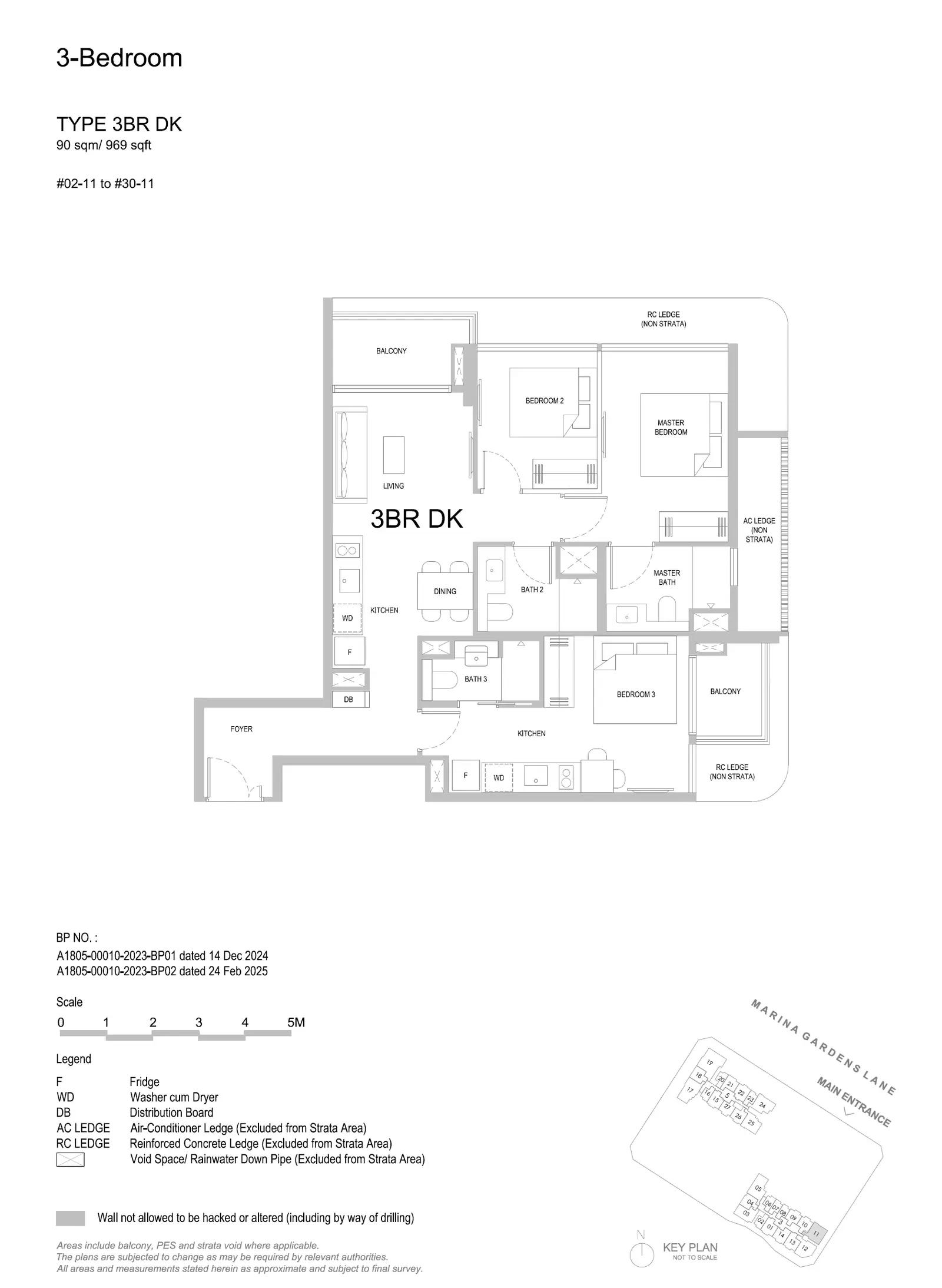 3 Bedroom Floor Plan