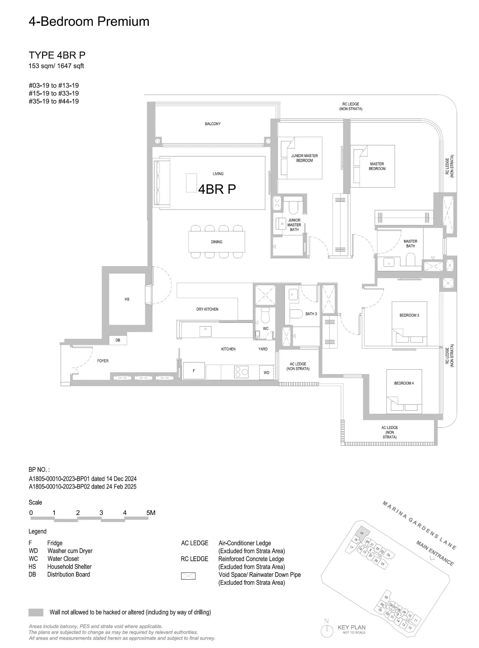 4 Bedroom Floor Plan